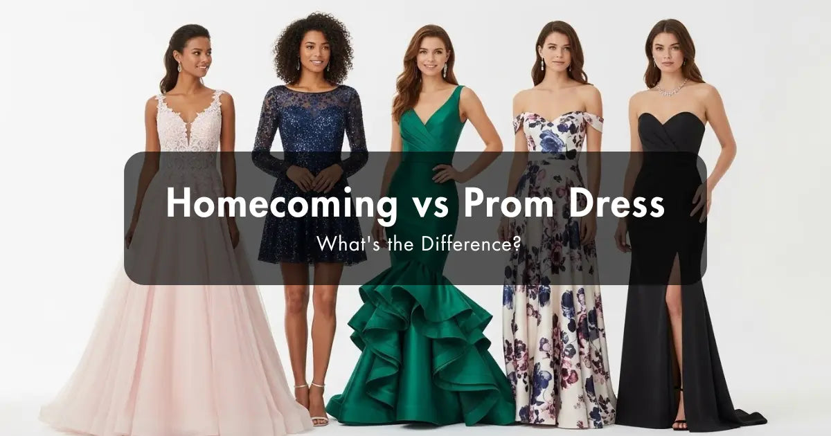 Homecoming vs Prom Dress