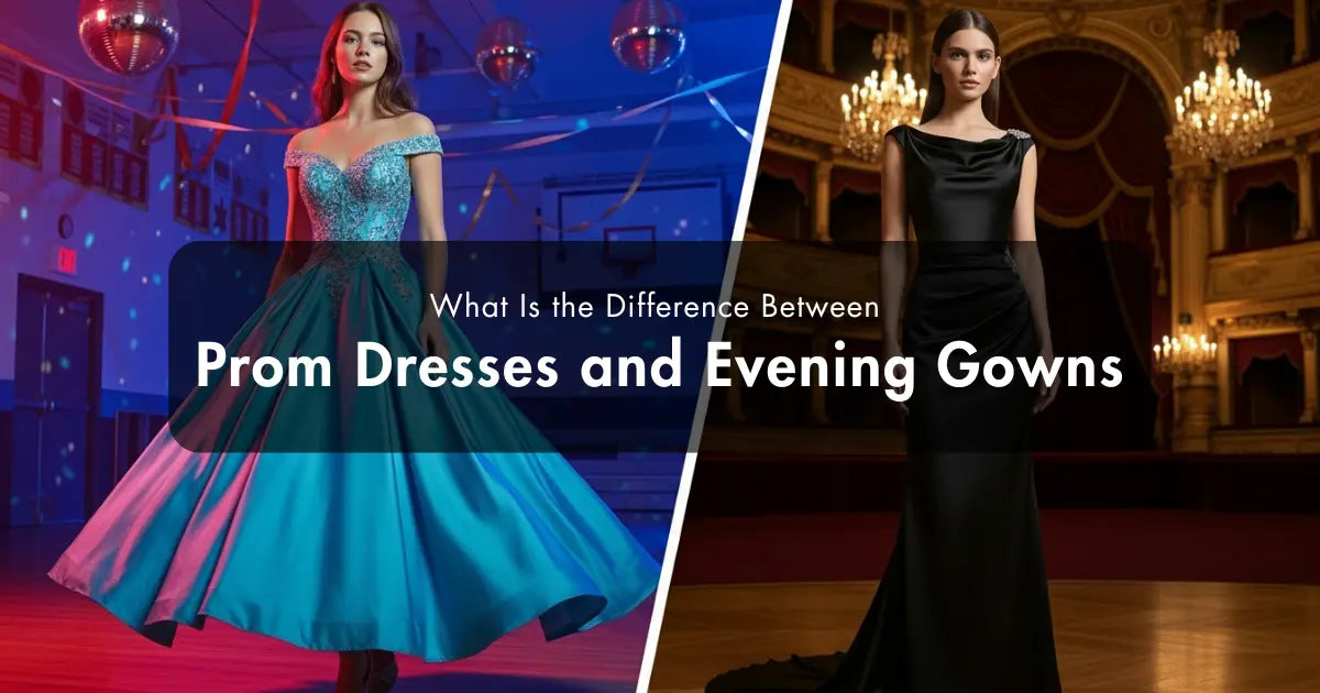 What Is the Difference Between Prom Dresses and Evening Gowns?