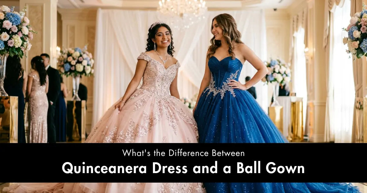Quinceanera Dress and a Ball Gown
