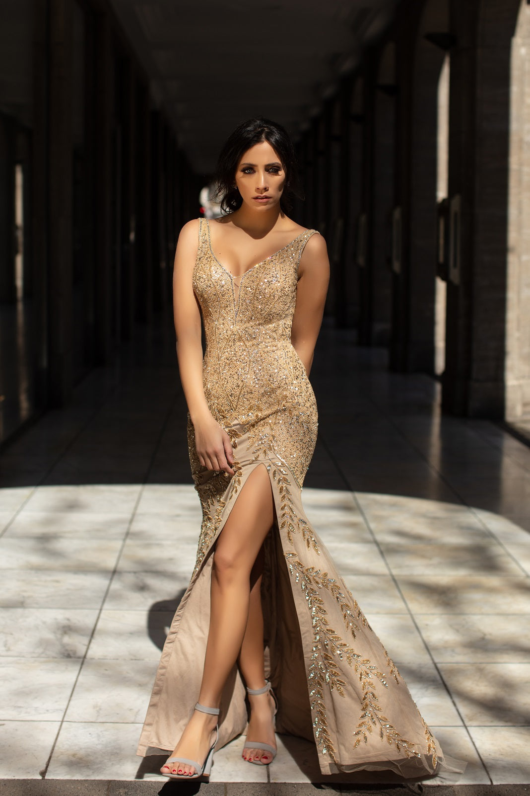Gold Formal Dresses