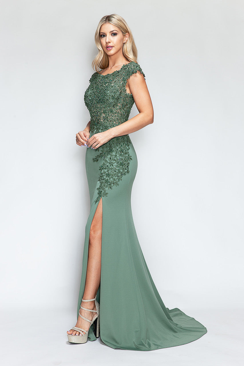 Elegant Quinceanera Mom Dress