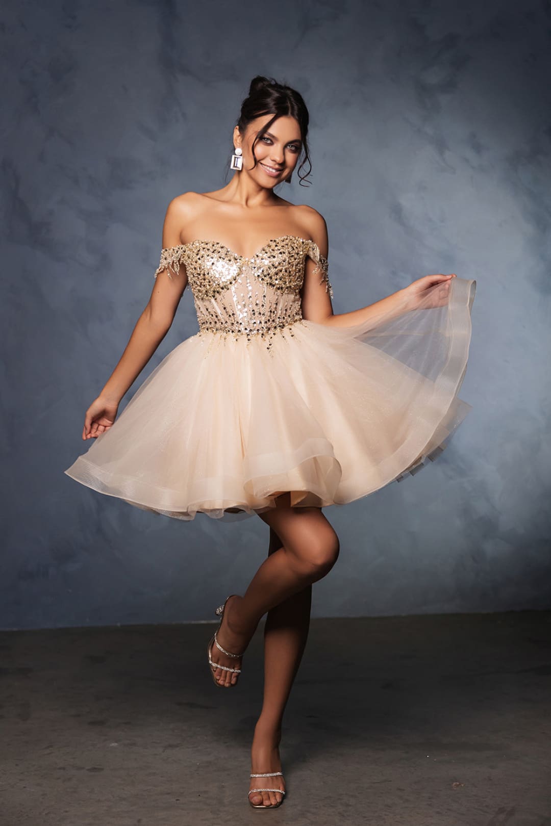 Champagne Graduation Dresses