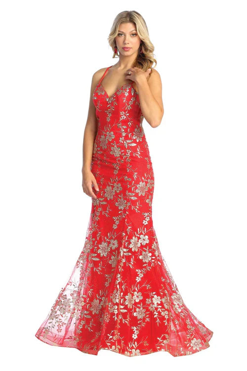 Red And Gold Prom Dresses