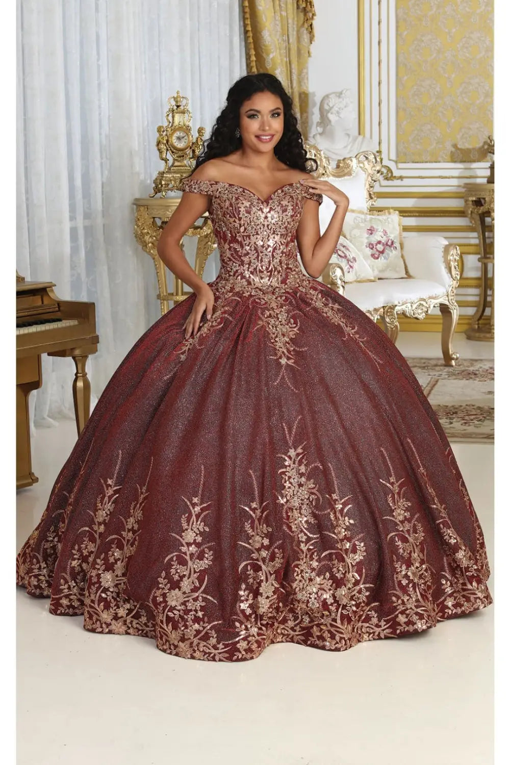 Burgundy Quinceanera Dresses