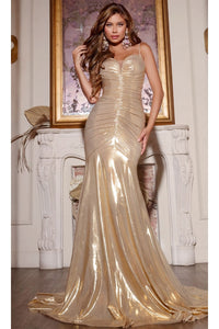 Metallic Bridesmaid Dresses