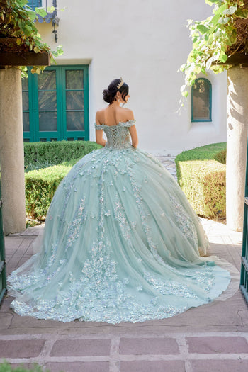 Juliet Sage Green Quinceanera Dresses