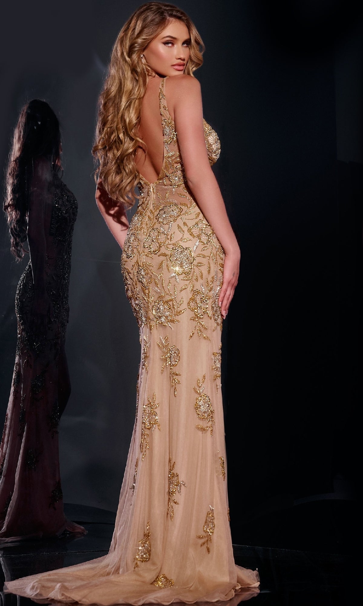 Jovani 07355 – Luxe Floor-Length Prom Dress