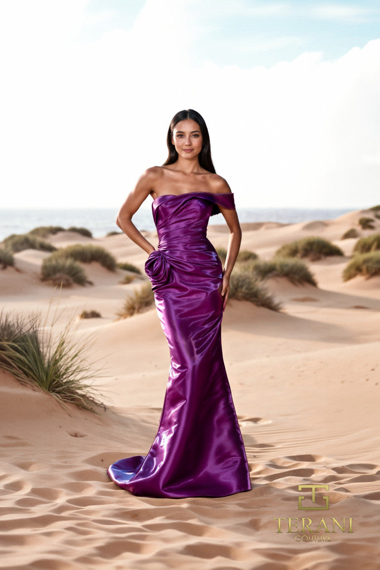 Terani Couture 252E5160 Long Formal A Line Evening Dress main image 1