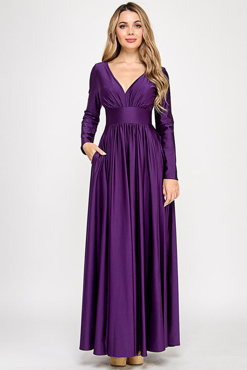 Mother Of The Bride Dress Long Sleeve Formal Gown By Lenovia 5231