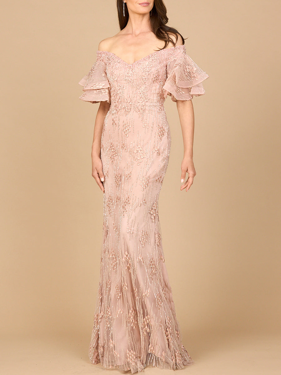 Lara New York Champagne Rose Dress
