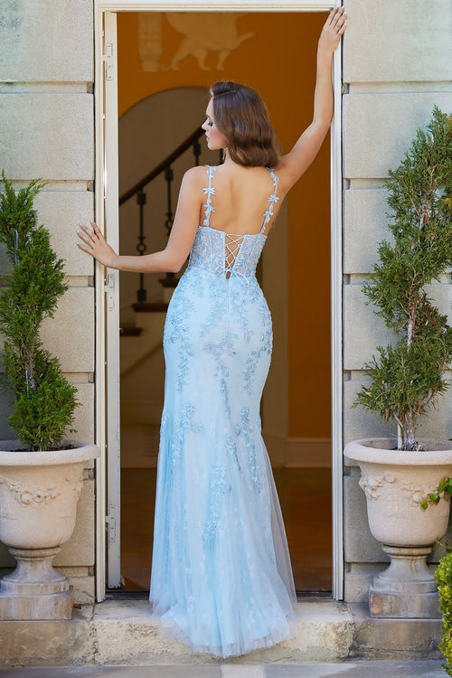 Prom Dresses Long Evening Slit Formal Prom Dress Red