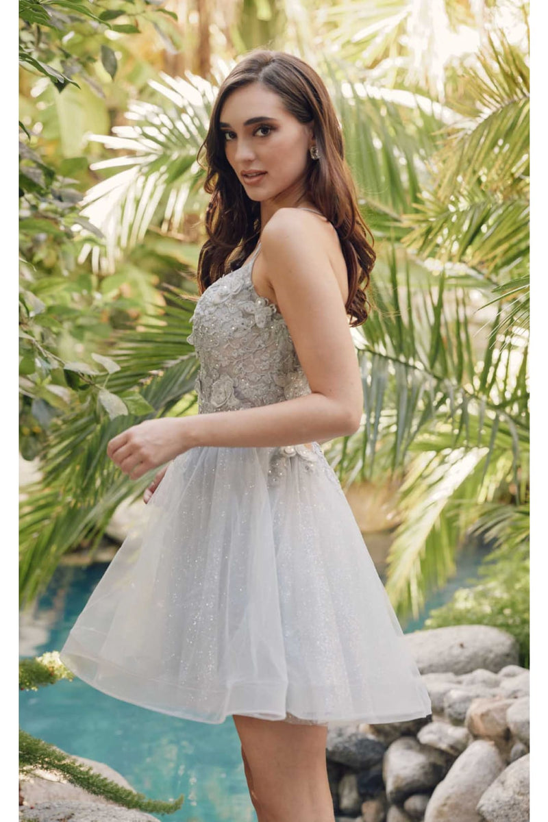 silver dama dresses Dama Dresses for Quinceanera in Silver Style 902 Quince Outfit Silver / XL