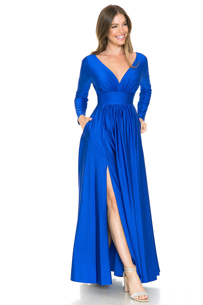 Mother Of The Bride Dress Long Sleeve Formal Gown By Lenovia 5231