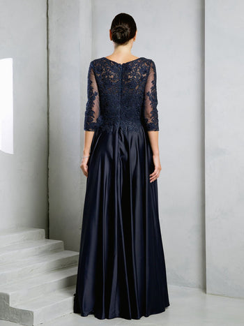 Eva USA Navy Mother of the Bride Dresses