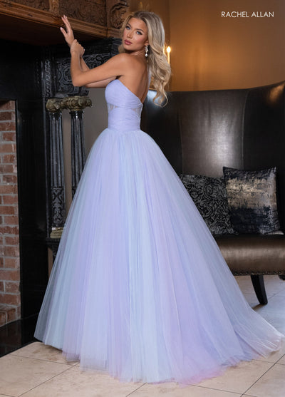 Rachel Allan 70761 Tulle Strapless A-line Gown