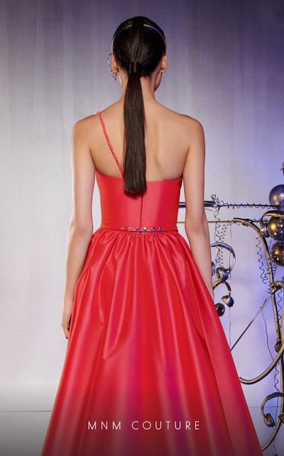 MNM Couture E0031 Blue Evening Gown – Sleek Formal Dress for Special Events