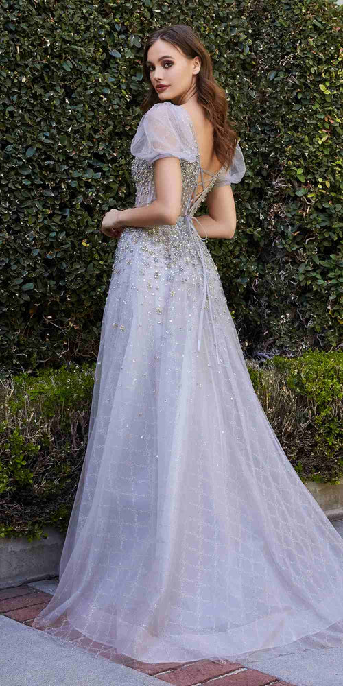 Cinderella Divine B708 Silver Evening Gown