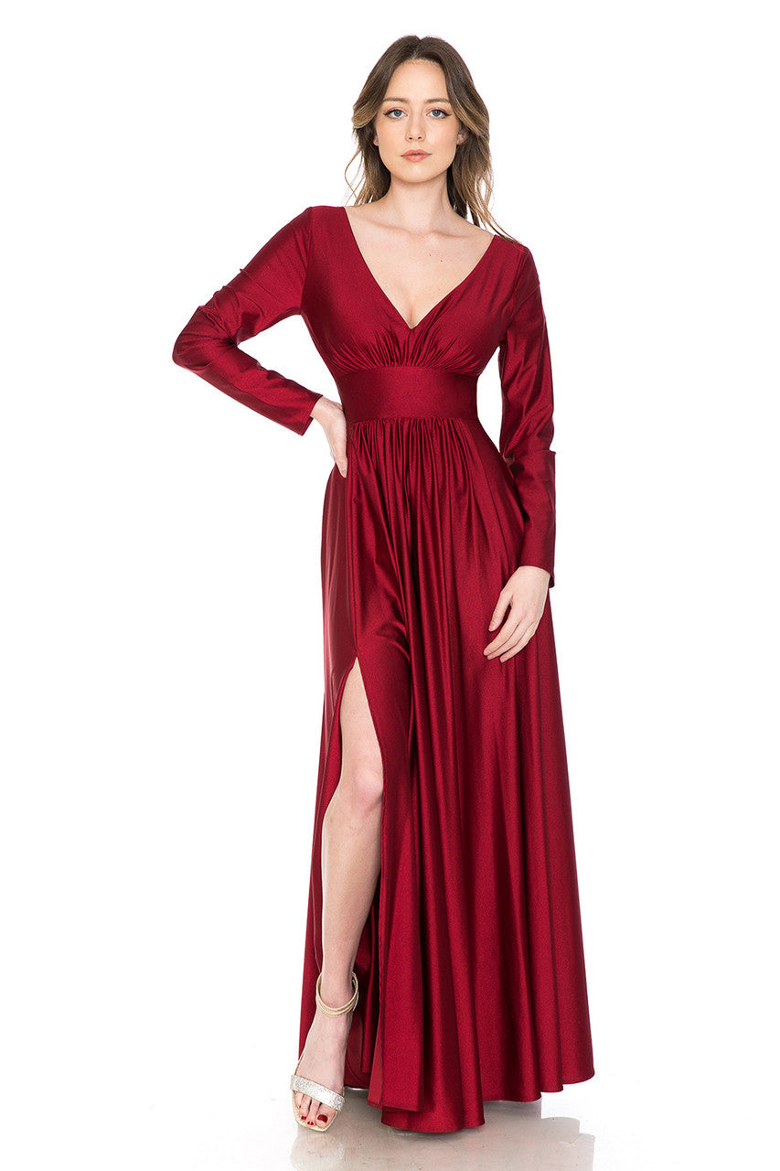 Mother Of The Bride Dress Long Sleeve Formal Gown By Lenovia 5231