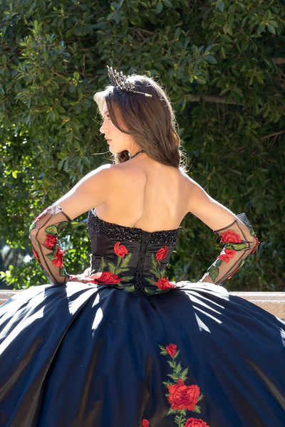 Rose Charro Ball Gown by Bella Princess PQ1083