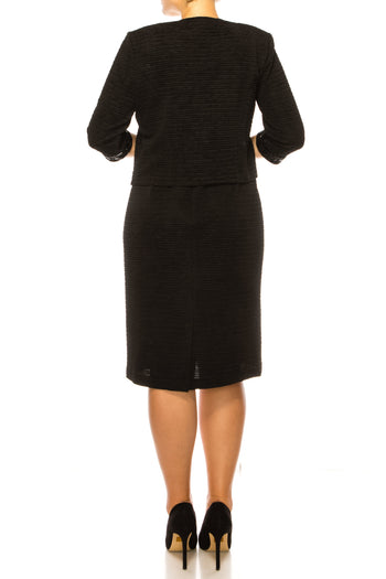 Brianna Milay 2-Piece 3/4 Sleeve Jacket Dress
