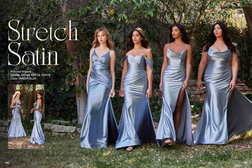 Elegant Burgundy Satin Gown with Cowl Neckline