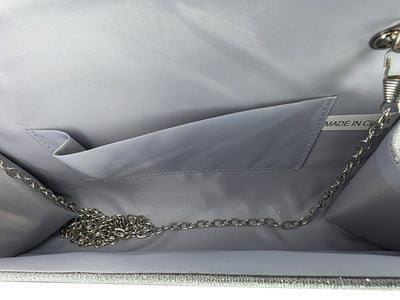 Sparkly Envelope Clutch Purse – Black Gold or Silver | HBG-105240S