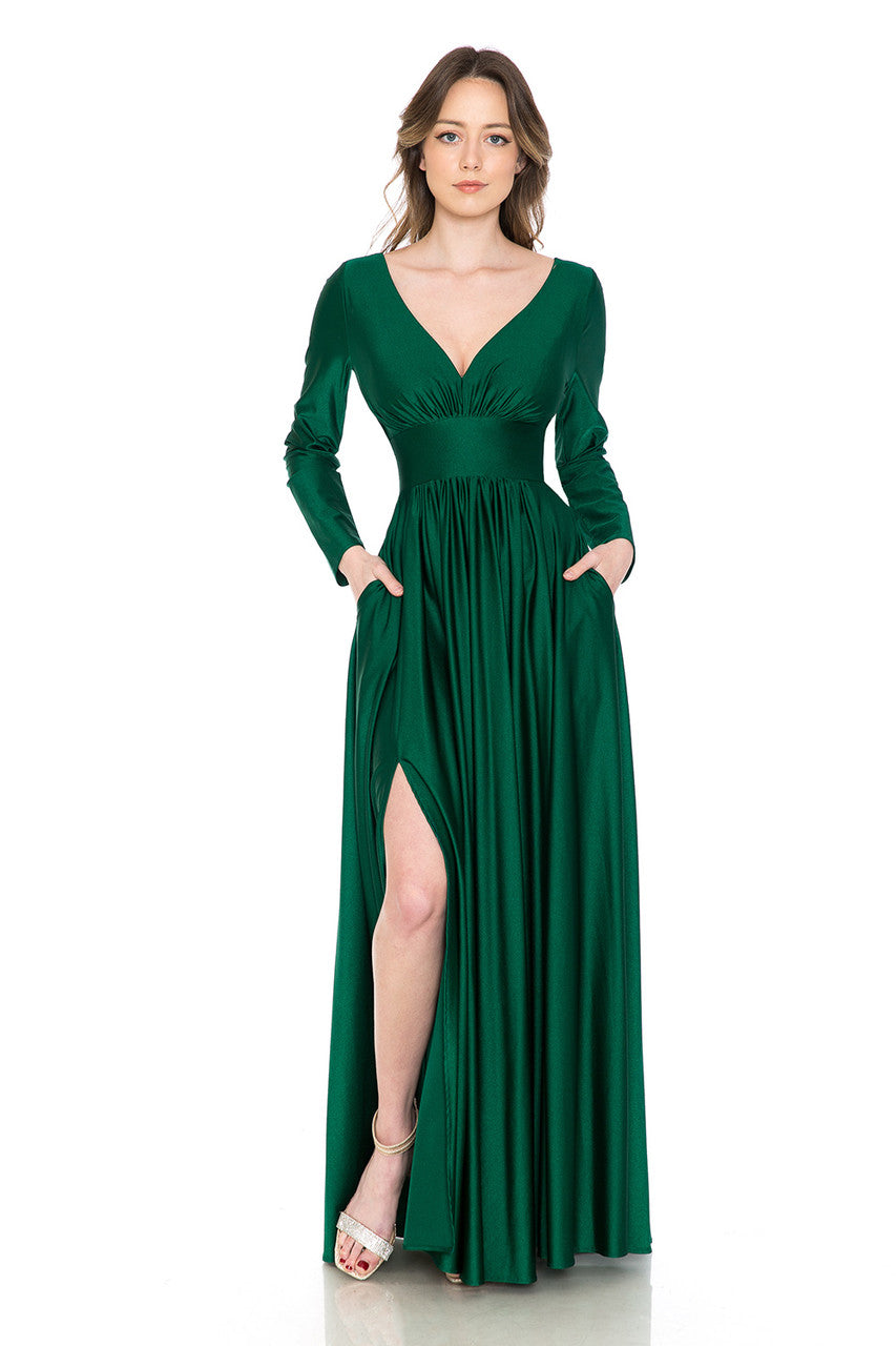 Mother Of The Bride Dress Long Sleeve Formal Gown By Lenovia 5231