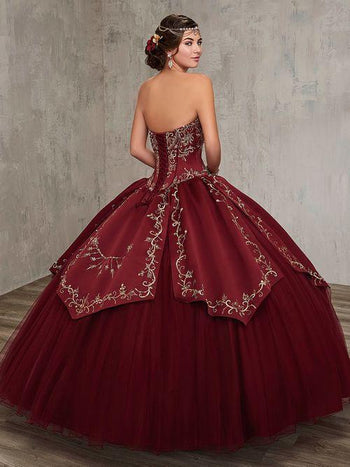 Rachel Allan DARK BURGUNDY GOLD Satin with Tulle Underskirt Ball Gown Ball Gowns
