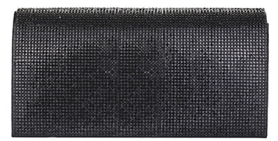 Crystal Rhinestone Clutch Purse – Silver Gold or Black | SKU LA-6128