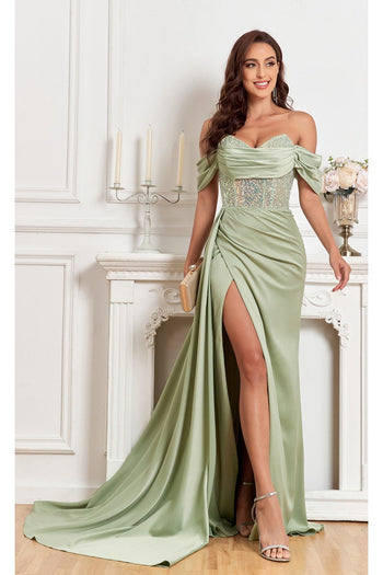 High Couture Mint Prom Dresses