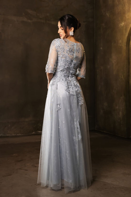 Vestido de novia con escote corazón, para madre de la novia, de Royal Queen RQ8132 - Nueva colección