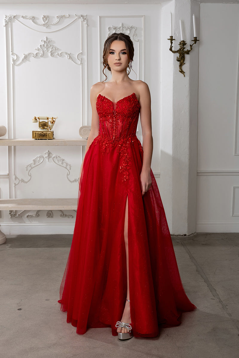 prom dress corset lace up A-Line with Slit Gown by May Queen MQ2222 sizechart_dessa-chunky-knit-sweater-size-chart FREE PEOPLE free-est - The fitted lace gown Style:F269645