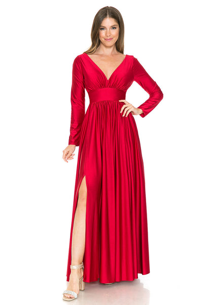 Mother Of The Bride Dress Long Sleeve Formal Gown By Lenovia 5231