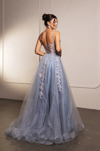 Prom Dress Sweetheart Beaded High Slit Gala Gown By Royal Queen RQ8137