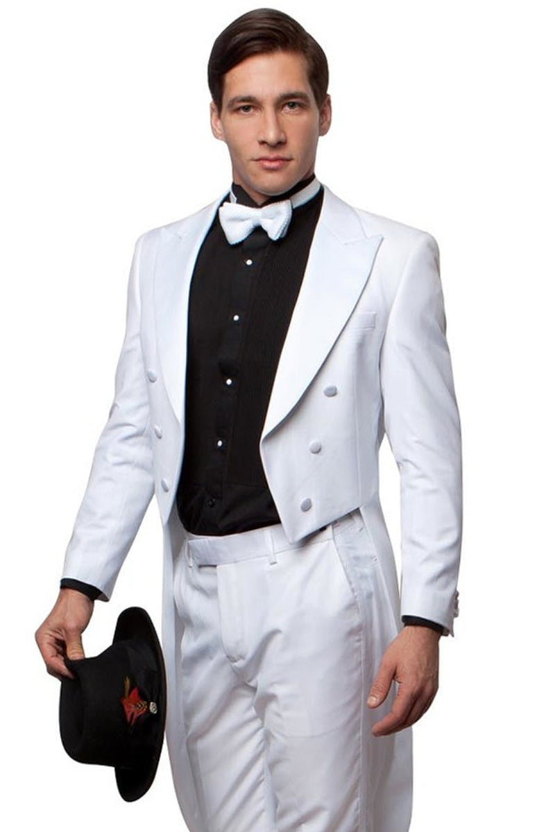 Men's Classic White Tuxedo by Bryan Michaels