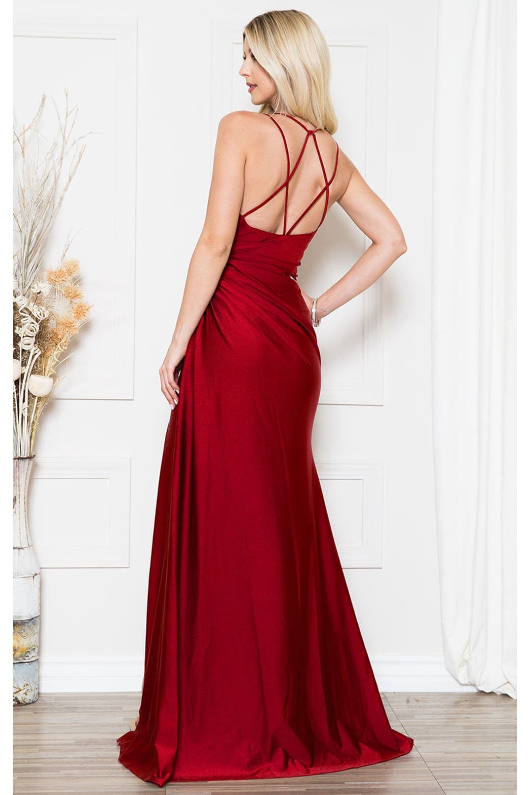 Amelia Couture Burnt Orange Sweetheart Neckline Satin A-line Formal Gown outlets 12