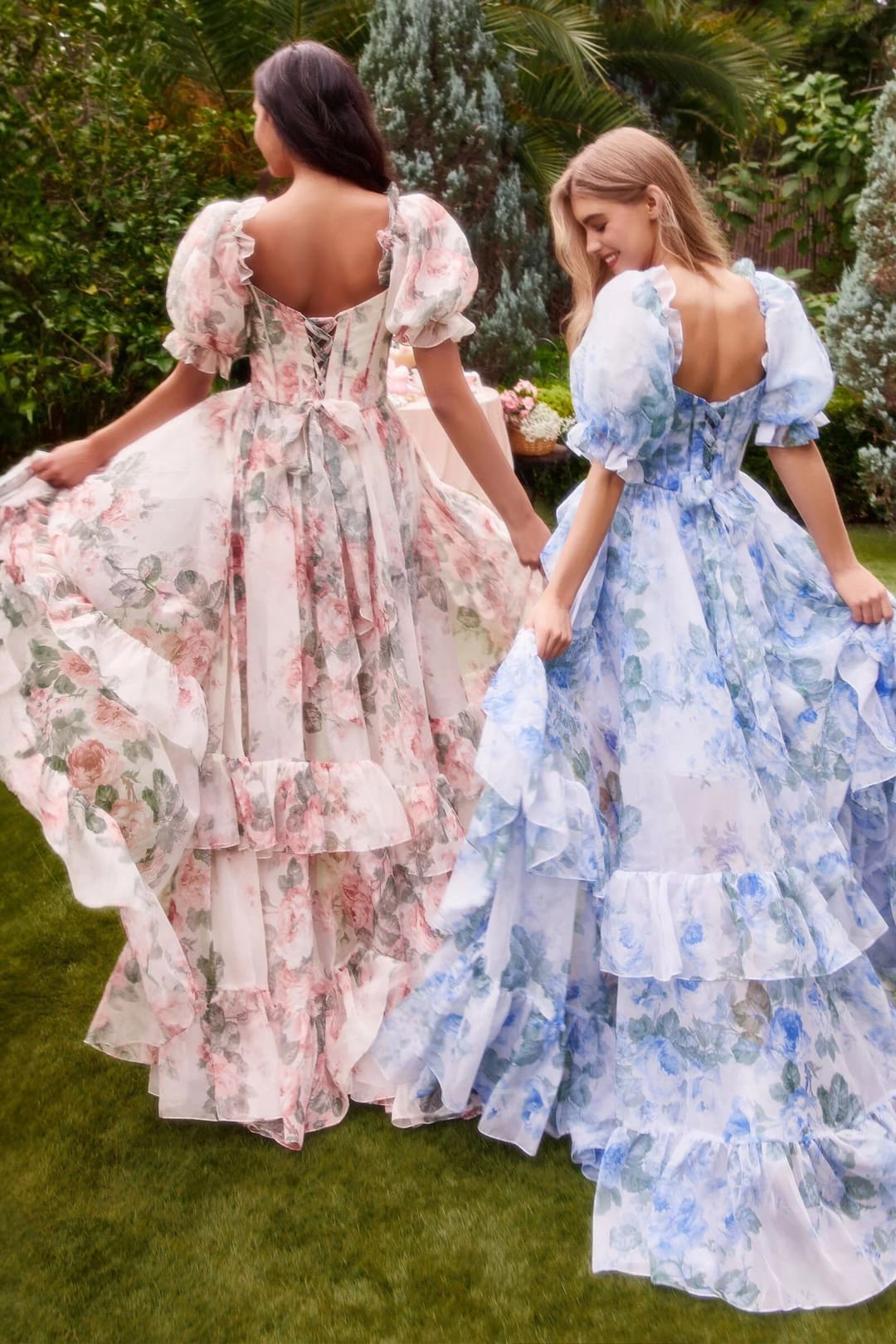 Andrea & Leo High Low Prom Dress Semi Formal Attire - Dresses