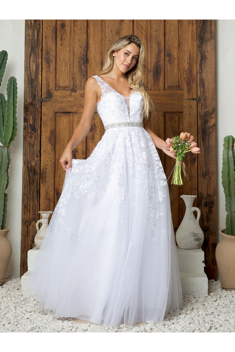 ball gowns a-line dress Glitter A-Line Ball Gown Spaghetti Straps Prom Dresses with Sweep/Brush Train main image 0