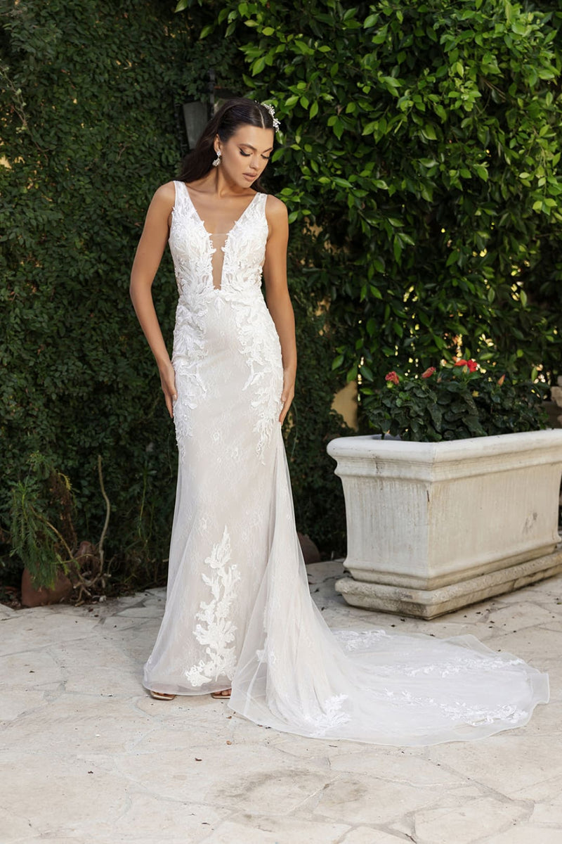 mermaid dress for engagement Mermaid / Trumpet Evening Gown Elegant Dress Engagement Chapel Train S BL Dress