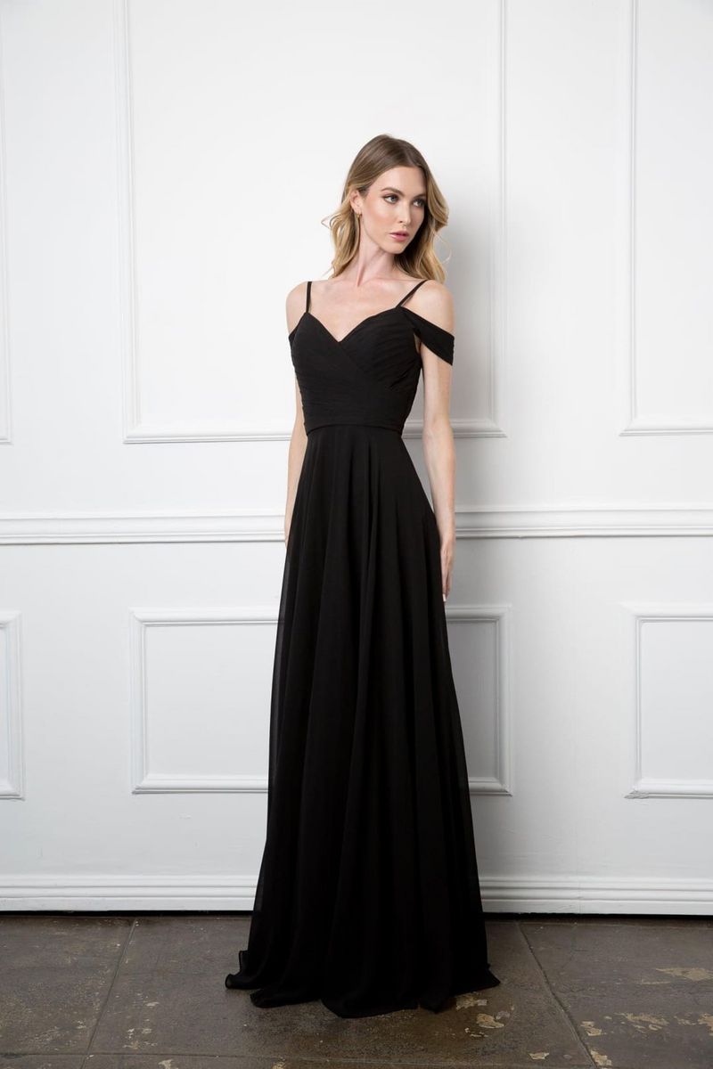 Black Plus Size Funeral Dress by Eva USA 5183