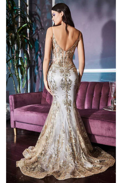 Cinderella Divine - J810 Shimmer Corset Bodice Mermaid Junior Prom Gown - Prom Dress