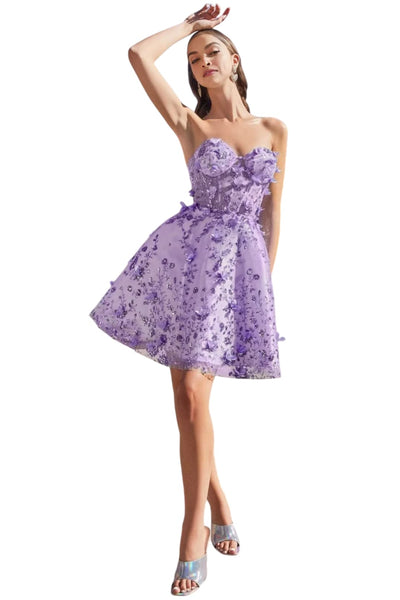 Cocktail Dress 2025 Sweetheart Corset Formal Evening Gown - Lavender / 4 - Prom