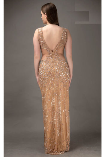 Couture Fashion Dress CF19200129 by FG - Black / 6 - Dress