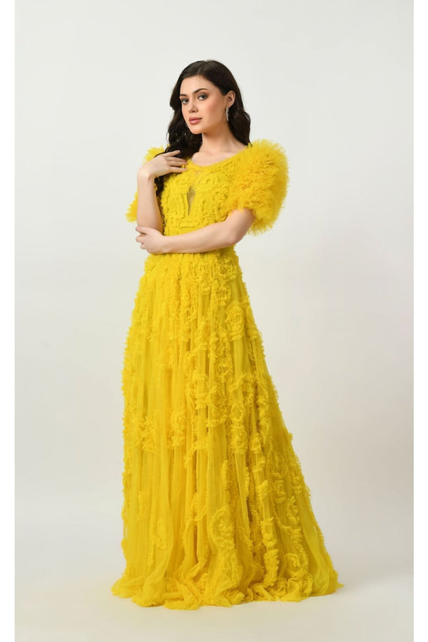 Couture Fashion by FG CF242503108 Yellow