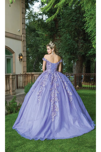 Dancing Queen Dresses DQ-1574 Quinceanera Timeless Beauty - Lilac / XS - Dress