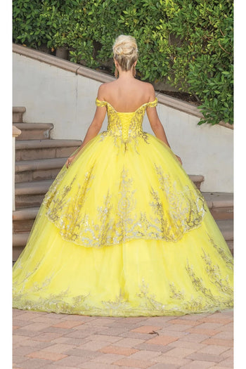 Dancing Queen Dresses DQ-1729 Quinceañera for Timeless Elegance - Yellow / XS - Dress