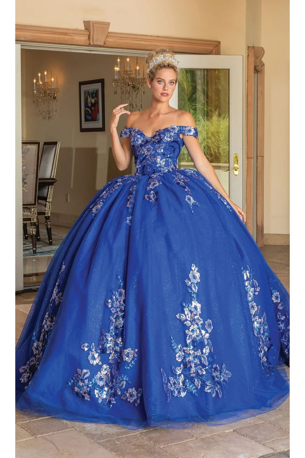Dancing Queen Dresses DQ-1737 Quinceañera Regal Choice for the Big Day - Royal Blue / XS - Dress