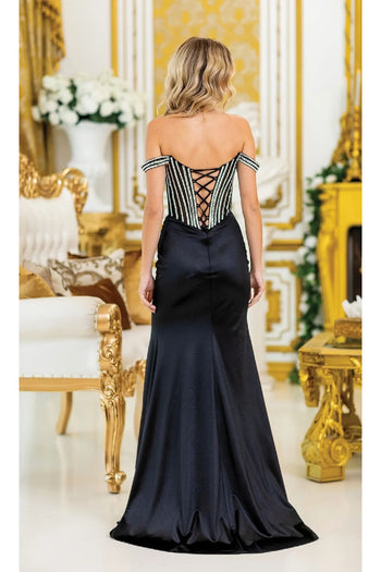 Dancing Queen Dresses DQ-4517 Off-Shoulder Long Dress for a Chic Event - Dress