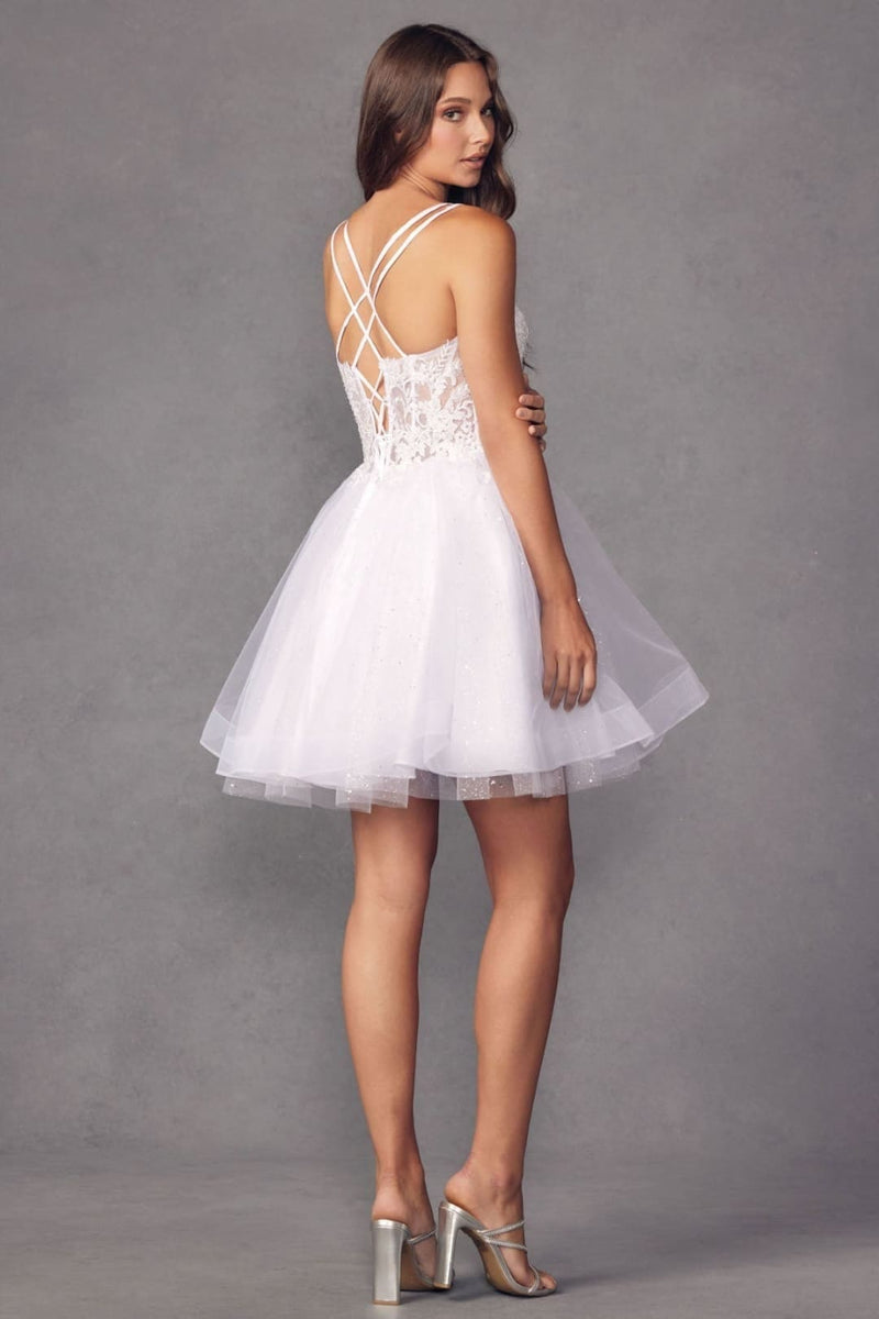 White Graduation Dress