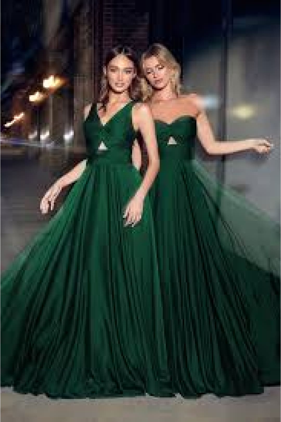 Emerald Christmas & Holiday Dress By Ladivine CD7496 - 2 / Emerald Green